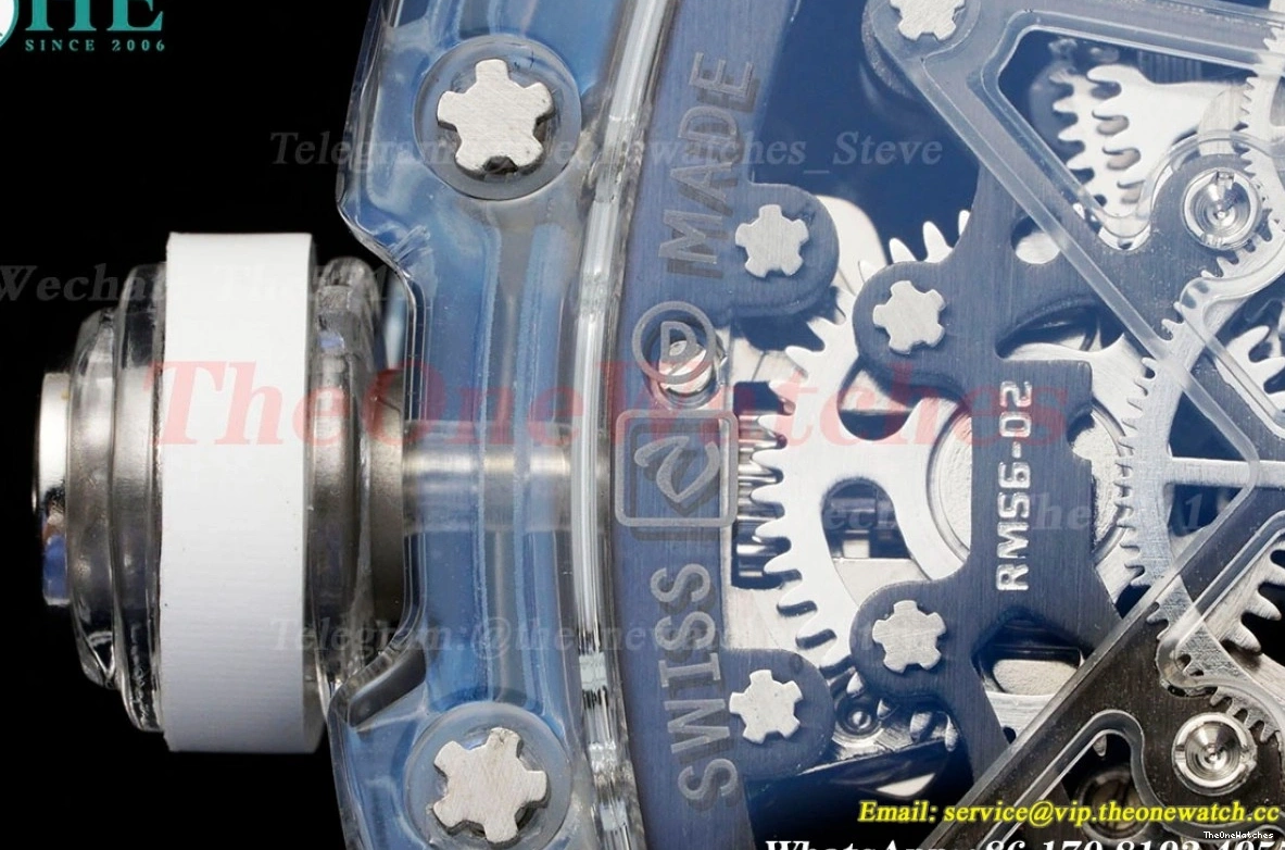 RM56-02 44mm Strap Tourb on Skeleton Dial White RMF Rubber 0314